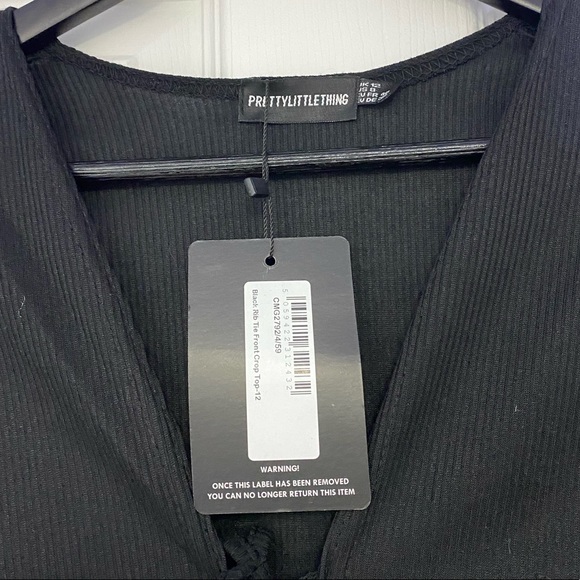 Pretty Little Thing black tie up long sleeve - Picture 3 of 3